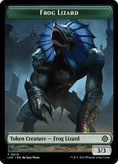 Frog Lizard // Merfolk (0003) Double-Sided Token [The Lost Caverns of Ixalan Commander Tokens] MTG Single Magic: The Gathering  | Multizone: Comics And Games