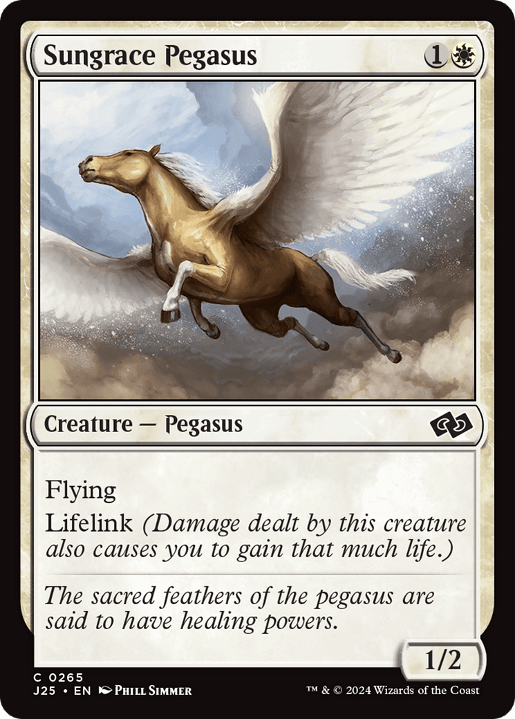 Sungrace Pegasus [Foundations Jumpstart] MTG Single Magic: The Gathering  | Multizone: Comics And Games