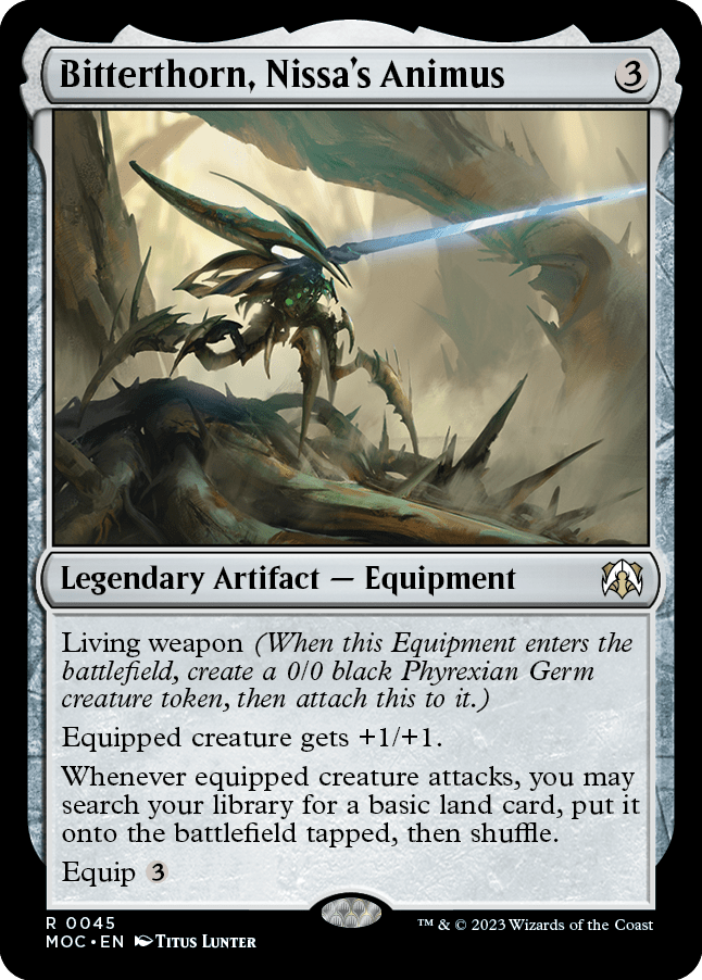 Bitterthorn, Nissa's Animus [March of the Machine Commander] MTG Single Magic: The Gathering  | Multizone: Comics And Games