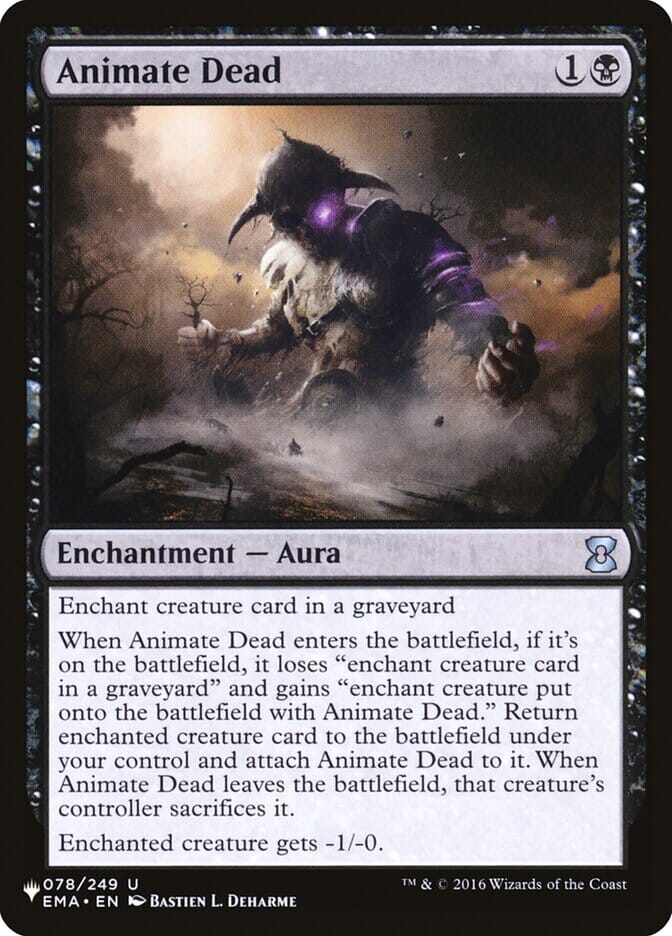 Animate Dead [The List] MTG Single Magic: The Gathering  | Multizone: Comics And Games