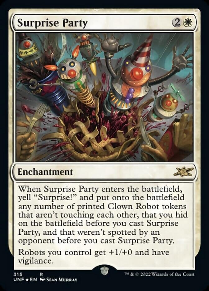 Surprise Party (Galaxy Foil) [Unfinity] MTG Single Magic: The Gathering  | Multizone: Comics And Games