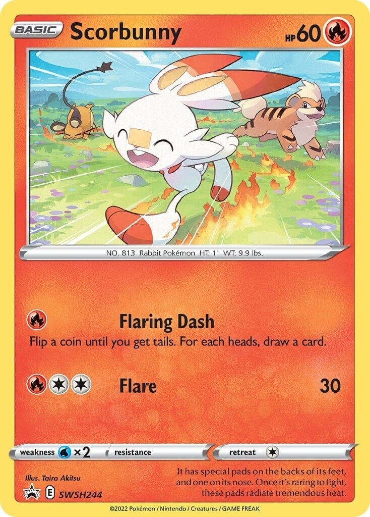 Scorbunny (SWSH244) [Sword & Shield: Black Star Promos] Pokemon Single Pokémon  | Multizone: Comics And Games