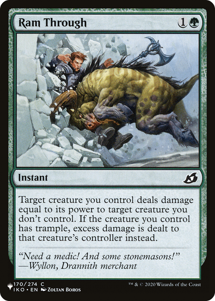 Ram Through [The List] MTG Single Magic: The Gathering  | Multizone: Comics And Games