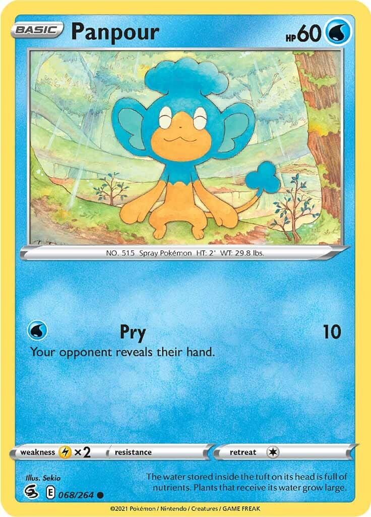 Panpour (068/264) [Sword & Shield: Fusion Strike] Pokemon Single Pokémon  | Multizone: Comics And Games
