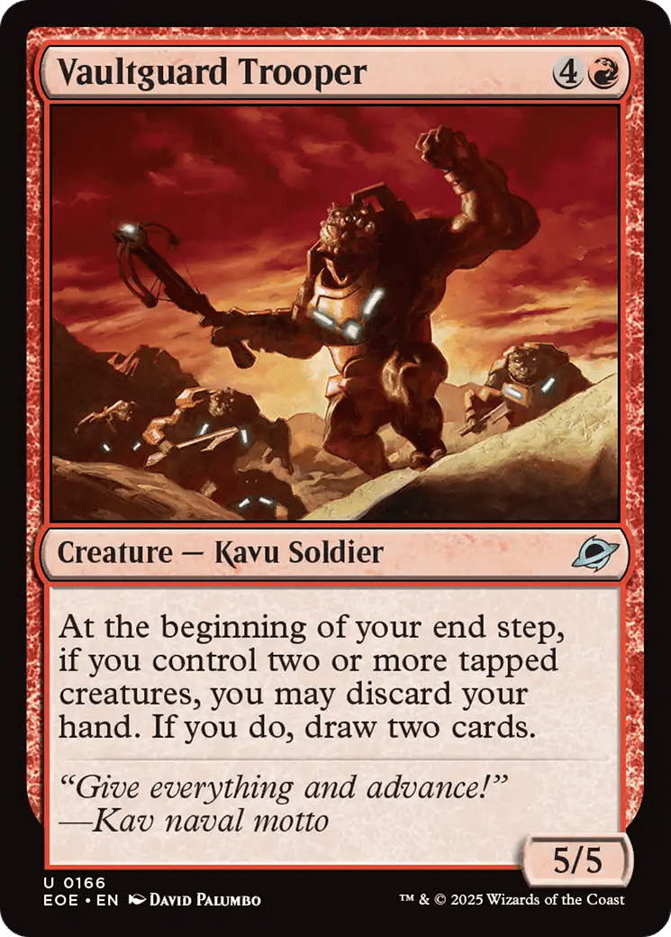 Vaultguard Trooper [Edge of Eternities] MTG Single Magic: The Gathering  | Multizone: Comics And Games