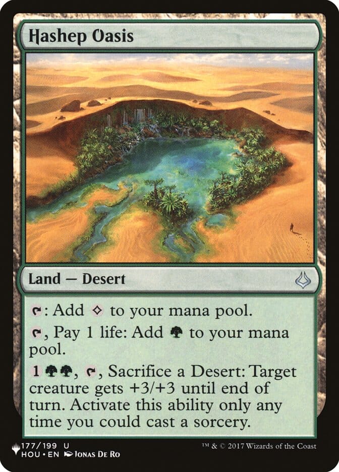 Hashep Oasis [The List] MTG Single Magic: The Gathering  | Multizone: Comics And Games