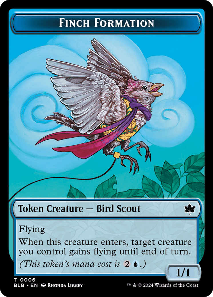 Finch Formation Token [Bloomburrow Tokens] MTG Single Magic: The Gathering  | Multizone: Comics And Games