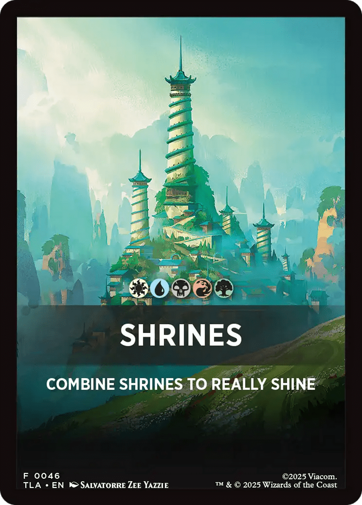 Shrines Theme Card [Avatar: The Last Airbender Tokens] MTG Single Magic: The Gathering  | Multizone: Comics And Games