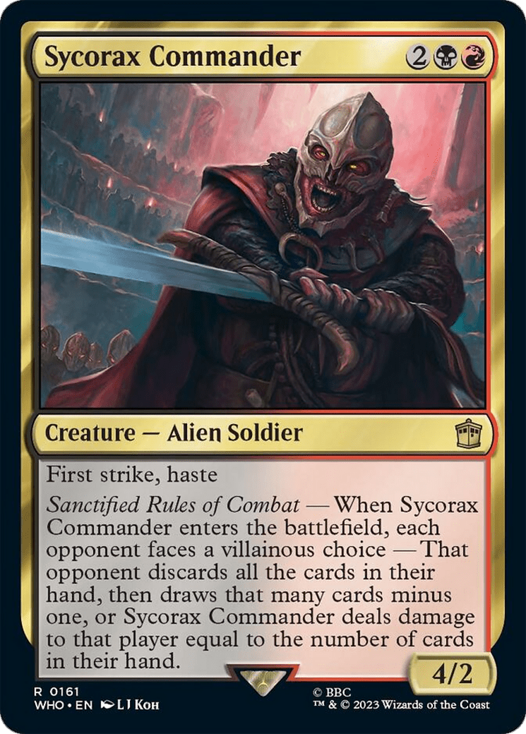 Sycorax Commander [Doctor Who] MTG Single Magic: The Gathering  | Multizone: Comics And Games