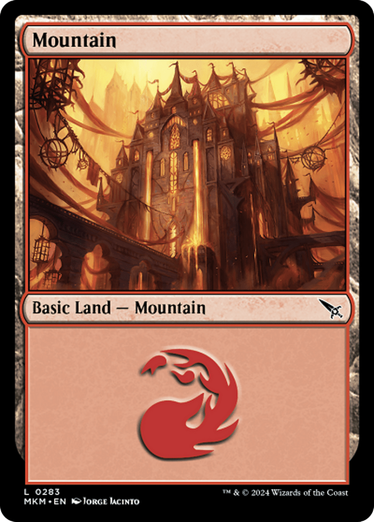 Mountain (0283) [Murders at Karlov Manor] MTG Single Magic: The Gathering  | Multizone: Comics And Games