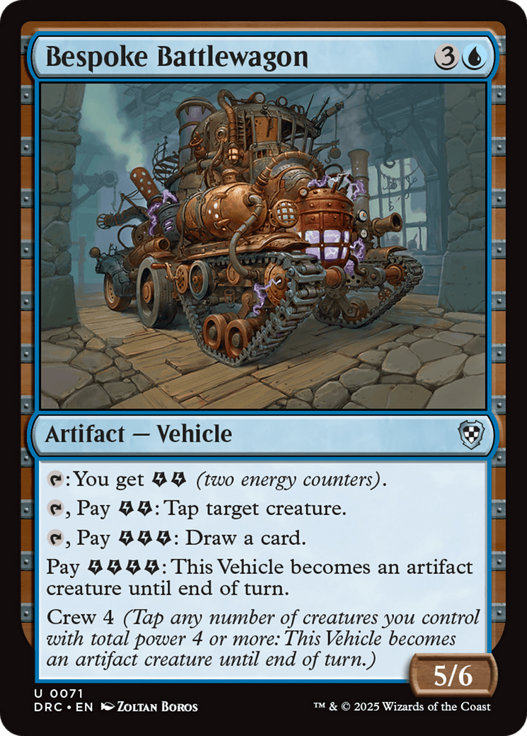 Bespoke Battlewagon [Aetherdrift Commander] MTG Single Magic: The Gathering  | Multizone: Comics And Games