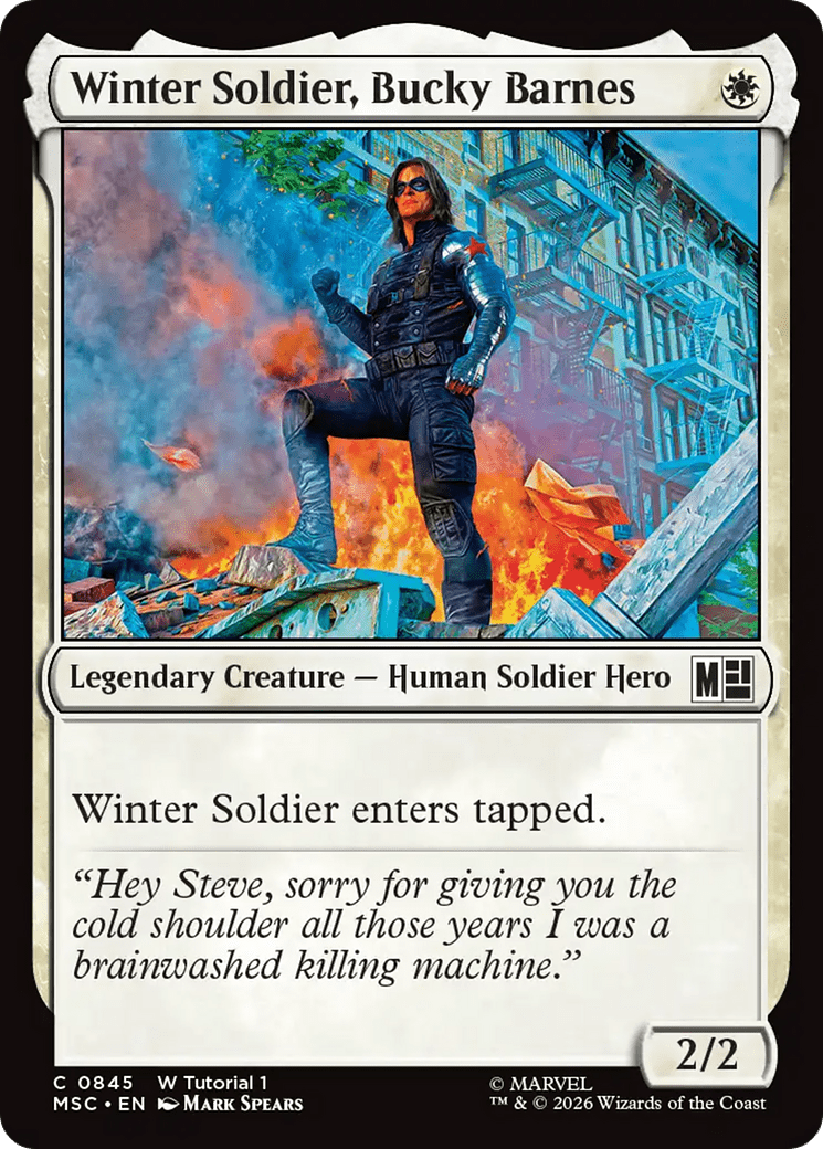 Winter Soldier, Bucky Barnes [Marvel Super Heroes Commander] MTG Single Magic: The Gathering  | Multizone: Comics And Games