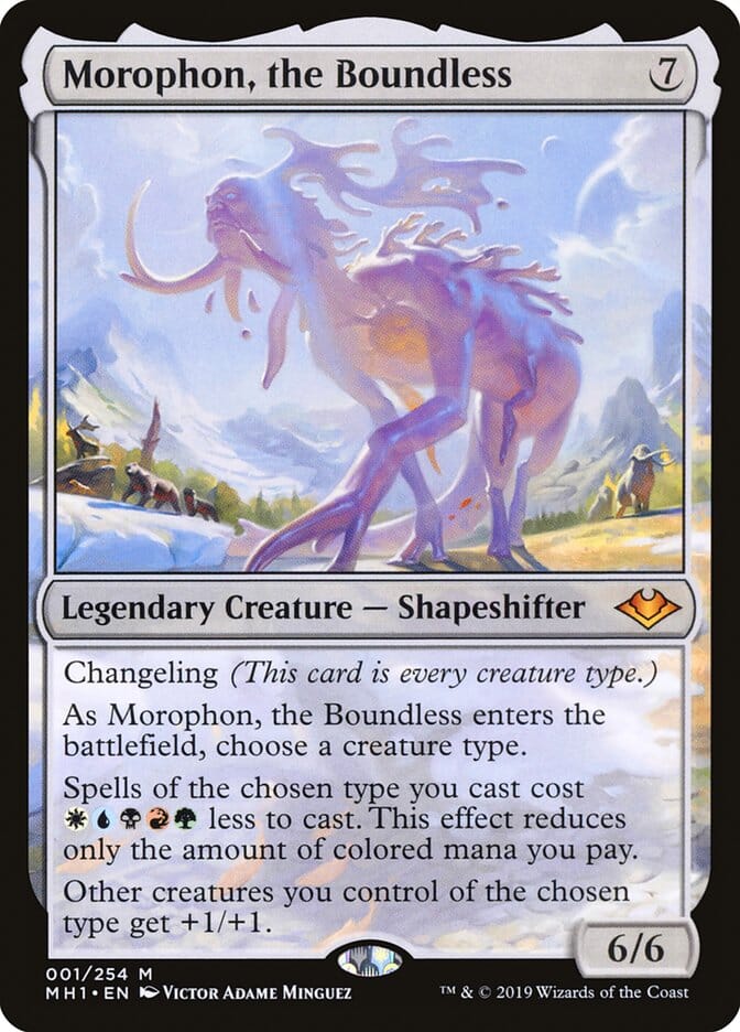 Morophon, the Boundless [Modern Horizons] MTG Single Magic: The Gathering  | Multizone: Comics And Games