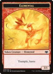 Soldier (004) // Elemental (009) Double-Sided Token [Modern Horizons Tokens] MTG Single Magic: The Gathering  | Multizone: Comics And Games