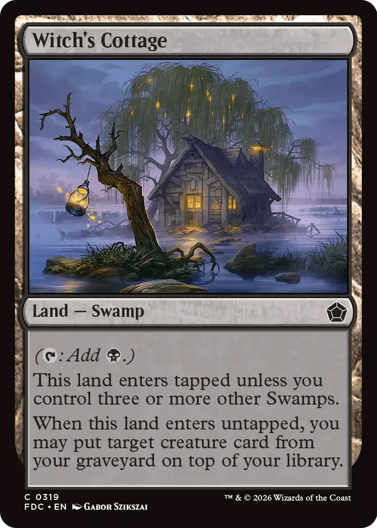 Witch's Cottage [Foundations Commander] MTG Single Magic: The Gathering  | Multizone: Comics And Games