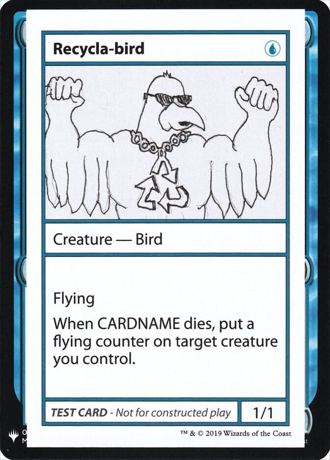 Recycla-bird [Mystery Booster Playtest Cards] MTG Single Magic: The Gathering  | Multizone: Comics And Games