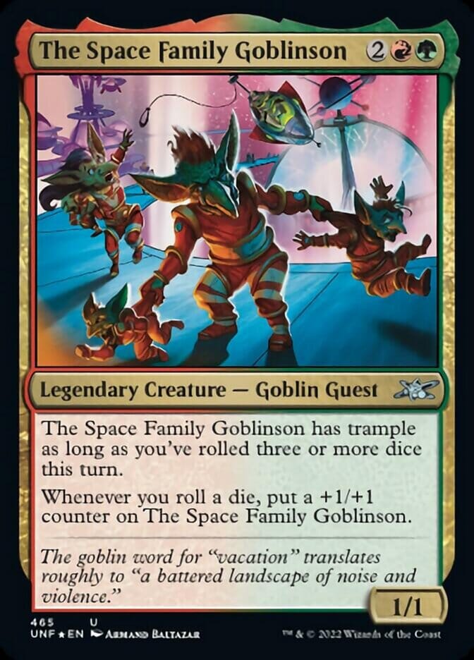 The Space Family Goblinson (Galaxy Foil) [Unfinity] MTG Single Magic: The Gathering  | Multizone: Comics And Games