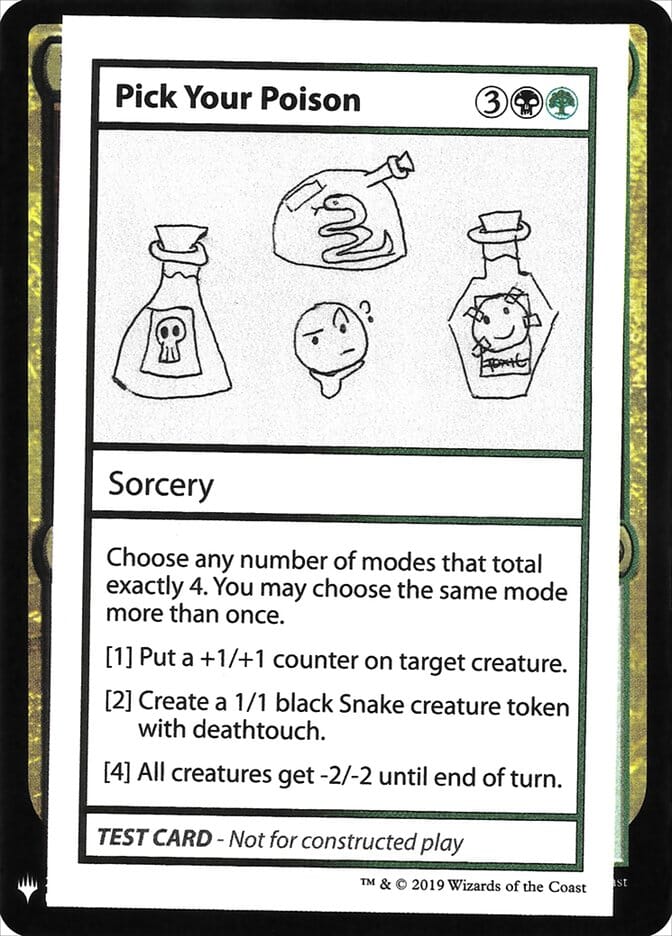 Pick Your Poison [Mystery Booster Playtest Cards] MTG Single Magic: The Gathering  | Multizone: Comics And Games
