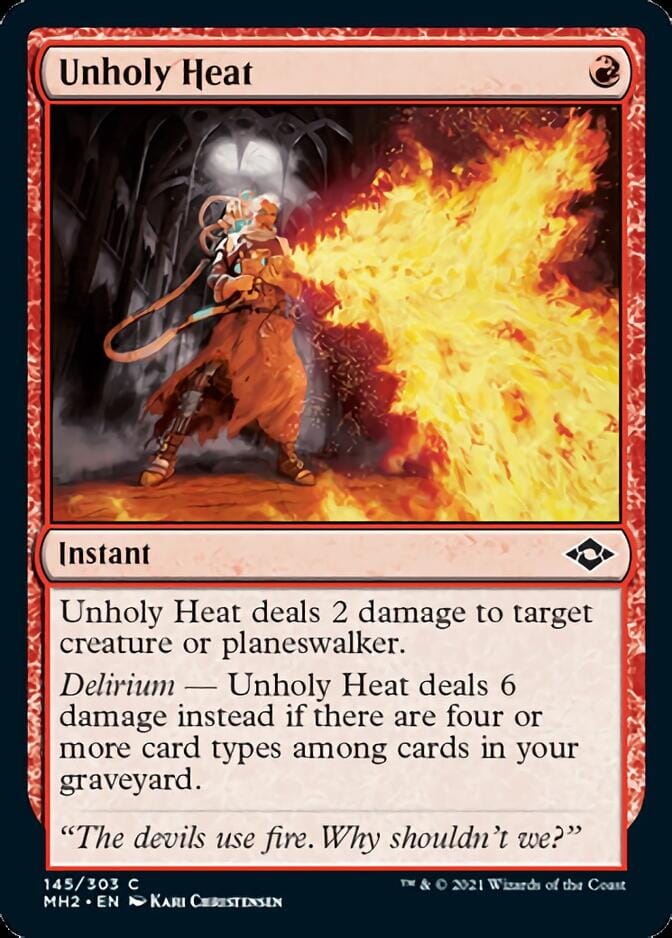 Unholy Heat [Modern Horizons 2] MTG Single Magic: The Gathering  | Multizone: Comics And Games