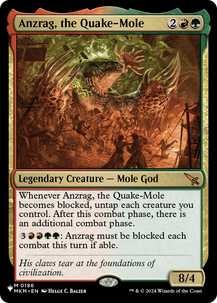 Anzrag, the Quake-Mole [The List] MTG Single Magic: The Gathering  | Multizone: Comics And Games