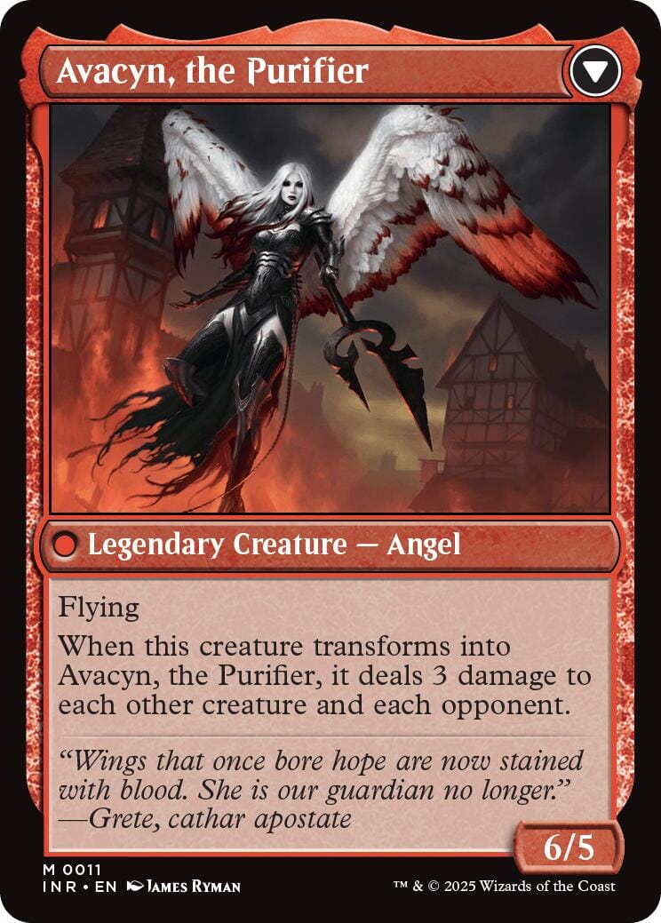 Archangel Avacyn // Avacyn, the Purifier [Innistrad Remastered] MTG Single Magic: The Gathering  | Multizone: Comics And Games