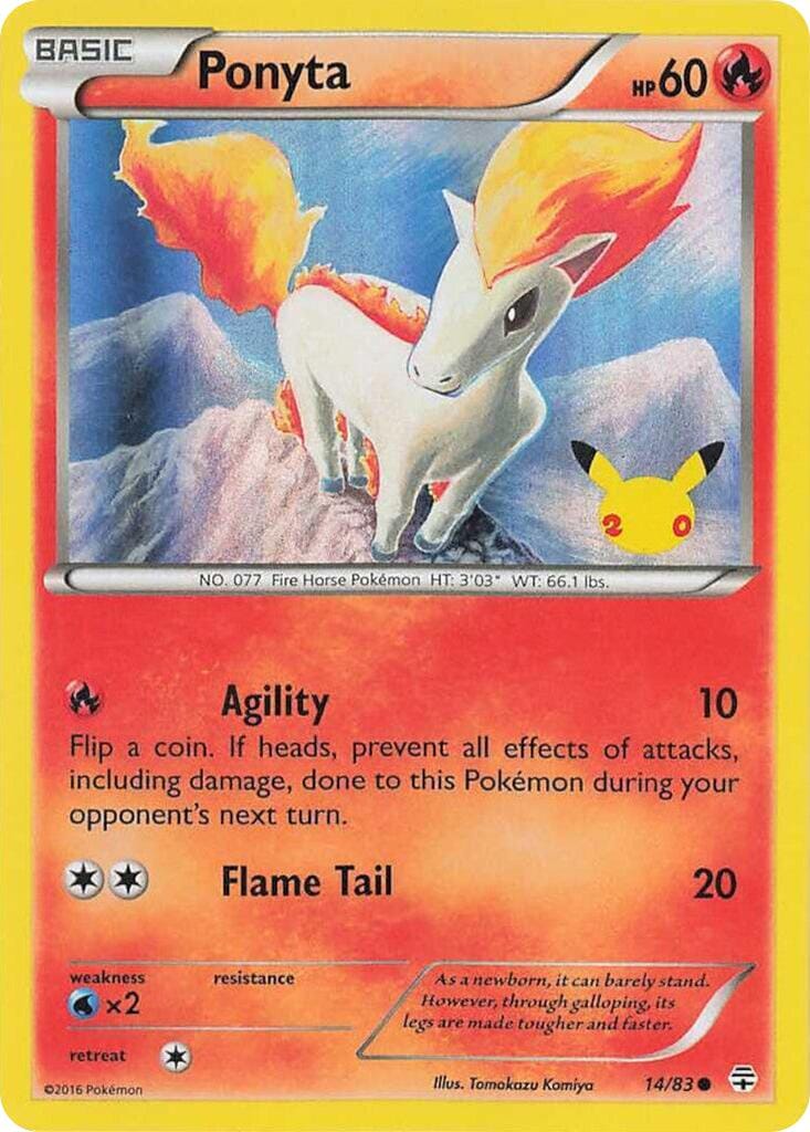 Ponyta (014/083) [Celebrations: 25th Anniversary] Pokemon Single Pokémon  | Multizone: Comics And Games