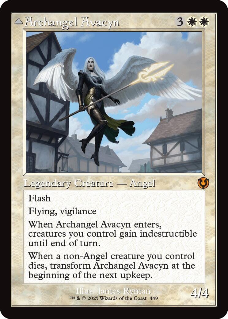 Archangel Avacyn // Avacyn, the Purifier (Retro Frame) [Innistrad Remastered] MTG Single Magic: The Gathering  | Multizone: Comics And Games