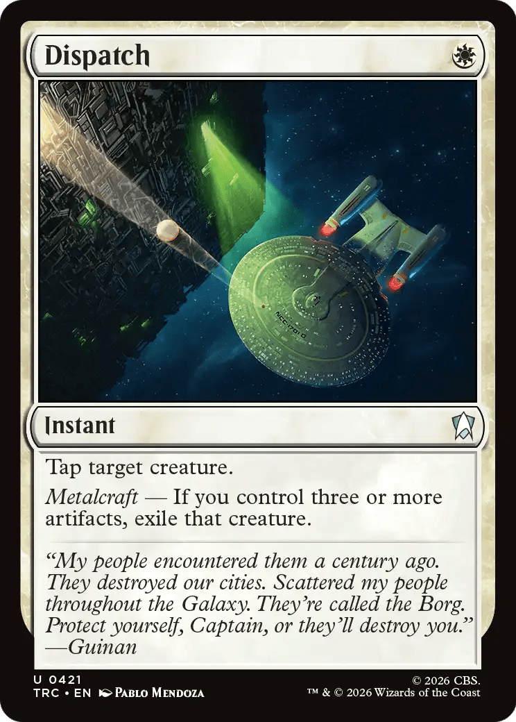 Dispatch (Surge Foil) [Star Trek Commander] MTG Single Magic: The Gathering  | Multizone: Comics And Games