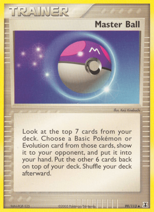 Master Ball (99/113) [EX: Delta Species] Pokemon Single Pokémon  | Multizone: Comics And Games
