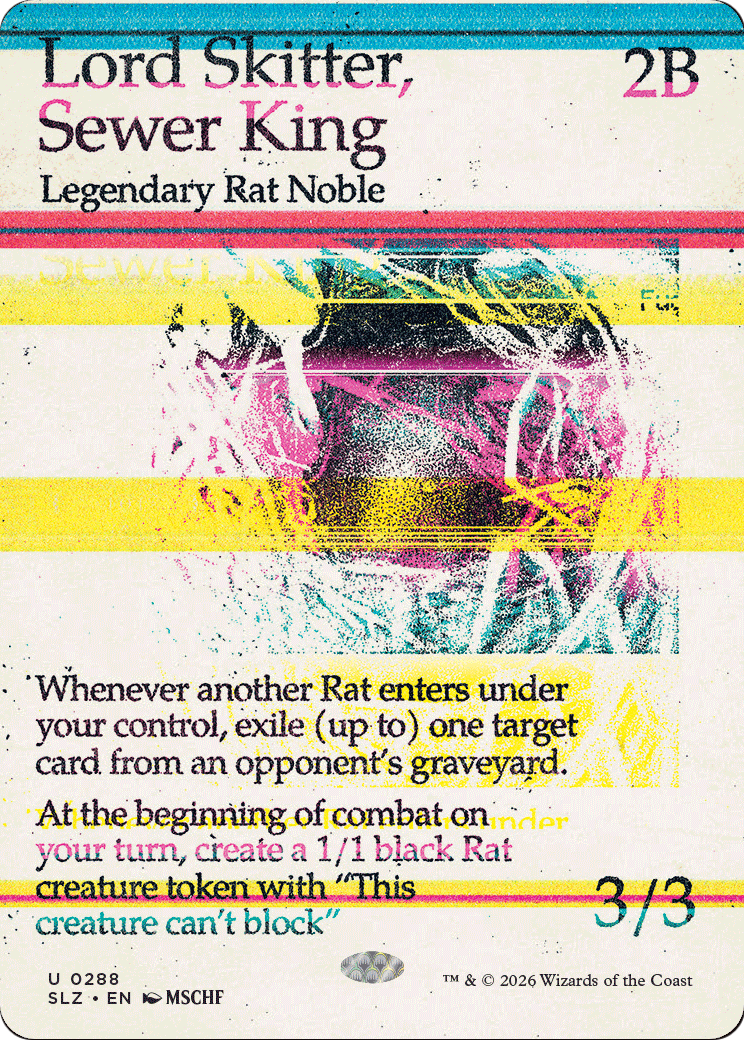 Lord Skitter, Sewer King (0288) [Secret Lair x MSCHF: The Zeta Set] | Multizone: Comics And Games