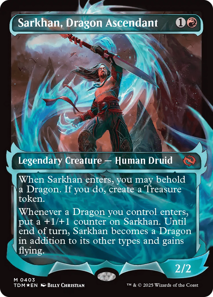 Sarkhan, Dragon Ascendant (0403) (Showcase) [Tarkir: Dragonstorm] MTG Single Magic: The Gathering  | Multizone: Comics And Games