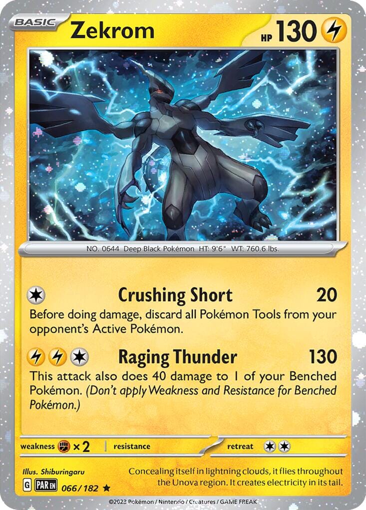 Zekrom (066/182) (Cosmos Holo) [Miscellaneous Cards] Pokemon Single Pokémon  | Multizone: Comics And Games
