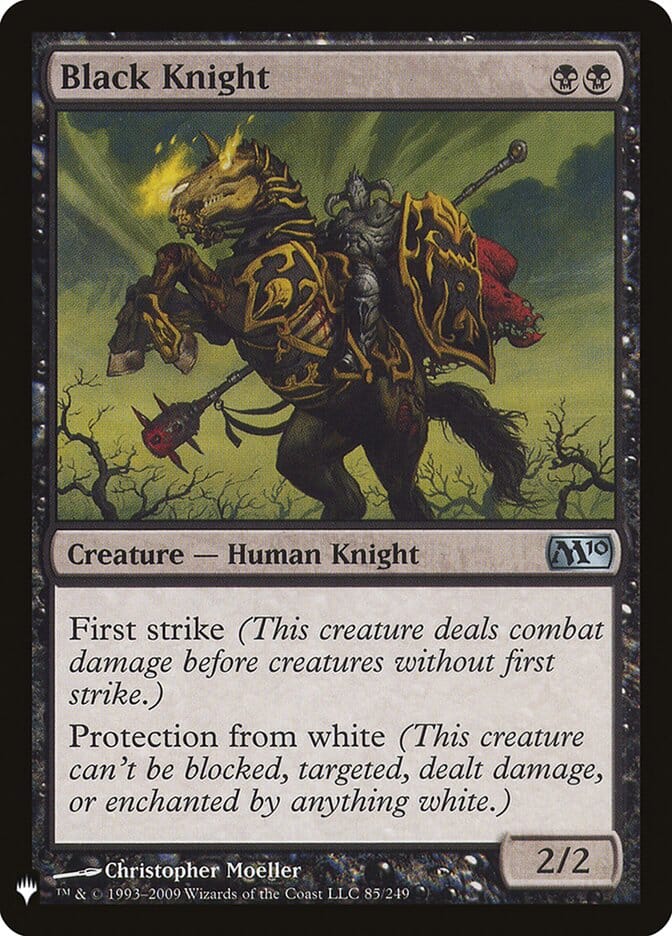 Black Knight [Mystery Booster] MTG Single Magic: The Gathering  | Multizone: Comics And Games