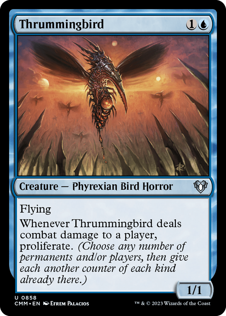 Thrummingbird [Commander Masters] MTG Single Magic: The Gathering  | Multizone: Comics And Games