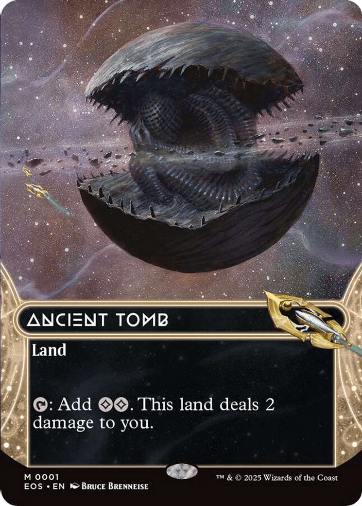 Ancient Tomb (0001) (Borderless) [Edge of Eternities: Stellar Sights] MTG Single Magic: The Gathering  | Multizone: Comics And Games
