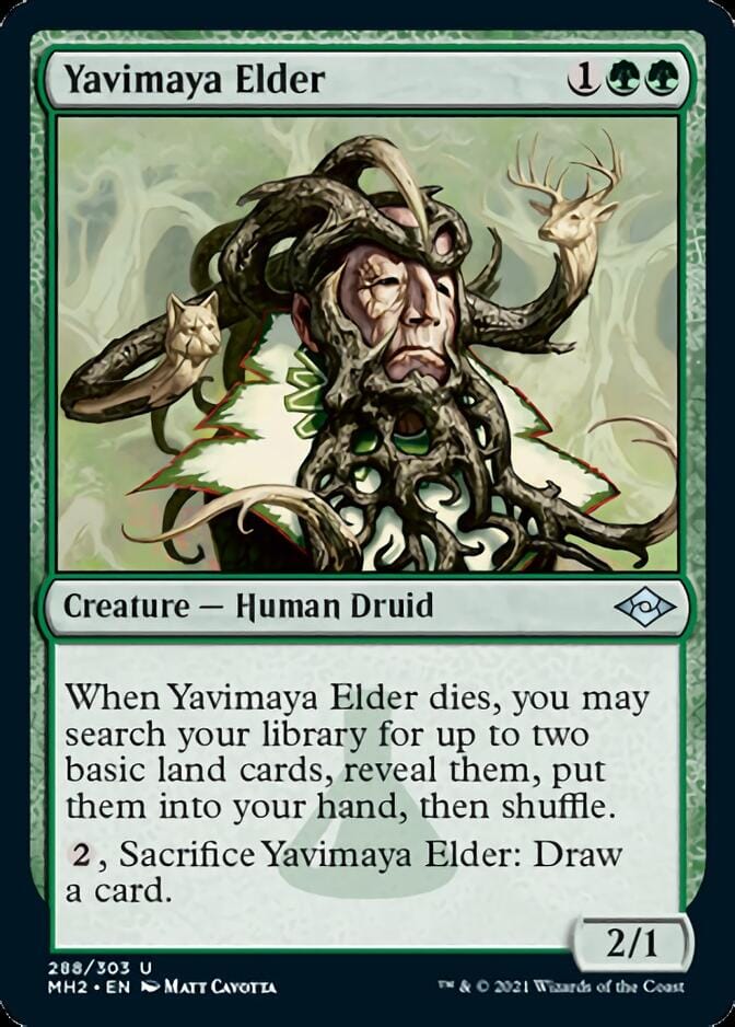 Yavimaya Elder (Foil Etched) [Modern Horizons 2] MTG Single Magic: The Gathering  | Multizone: Comics And Games