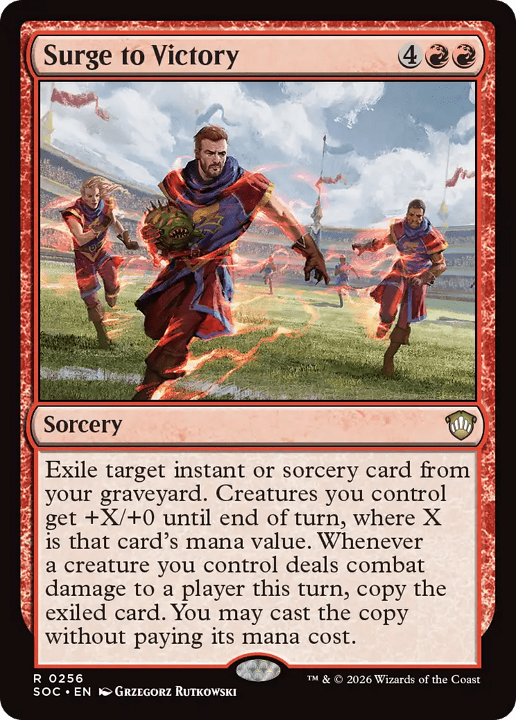 Surge to Victory [Secrets of Strixhaven Commander] MTG Single Magic: The Gathering  | Multizone: Comics And Games