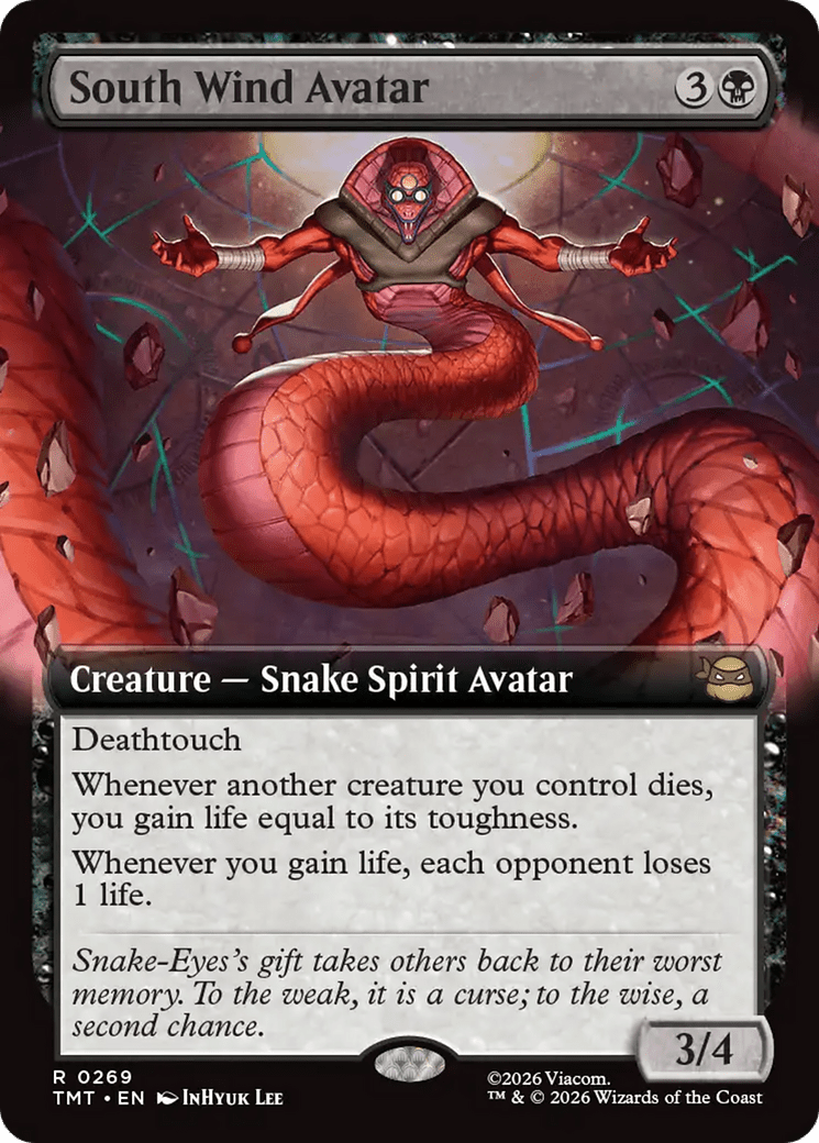 South Wind Avatar (Extended Art) [Teenage Mutant Ninja Turtles] MTG Single Magic: The Gathering  | Multizone: Comics And Games