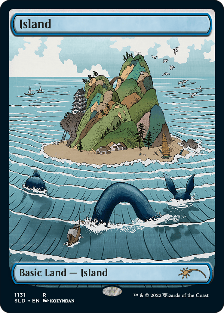 Island (1131) (Full-Art) [Secret Lair Drop Series] MTG Single Magic: The Gathering  | Multizone: Comics And Games
