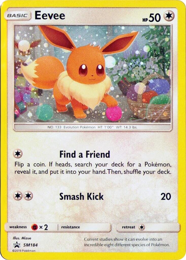 Eevee (SM184) (Cosmos Holo) [Sword & Shield: Black Star Promos] Pokemon Single Pokémon  | Multizone: Comics And Games