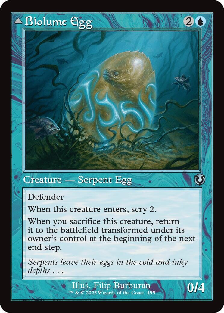 Biolume Egg // Biolume Serpent (Retro Frame) [Innistrad Remastered] MTG Single Magic: The Gathering  | Multizone: Comics And Games