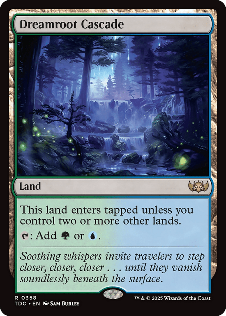Dreamroot Cascade [Tarkir: Dragonstorm Commander] MTG Single Magic: The Gathering  | Multizone: Comics And Games