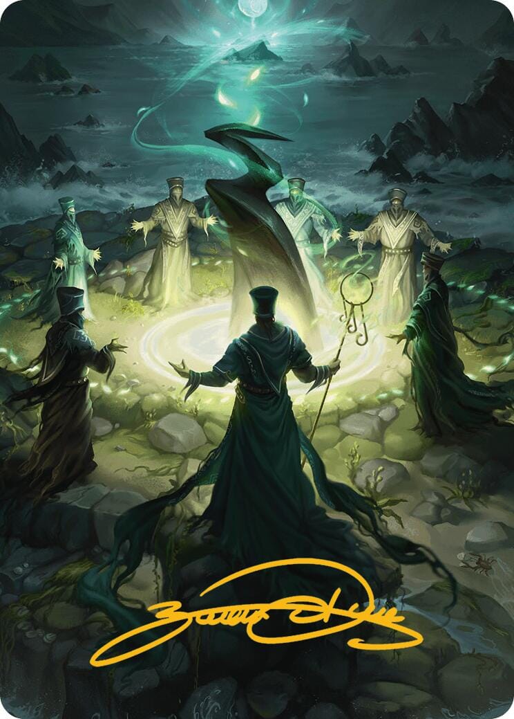 Cryptolith Rite Art Card (Gold-Stamped Signature) [Innistrad Remastered Art Series] MTG Single Magic: The Gathering  | Multizone: Comics And Games