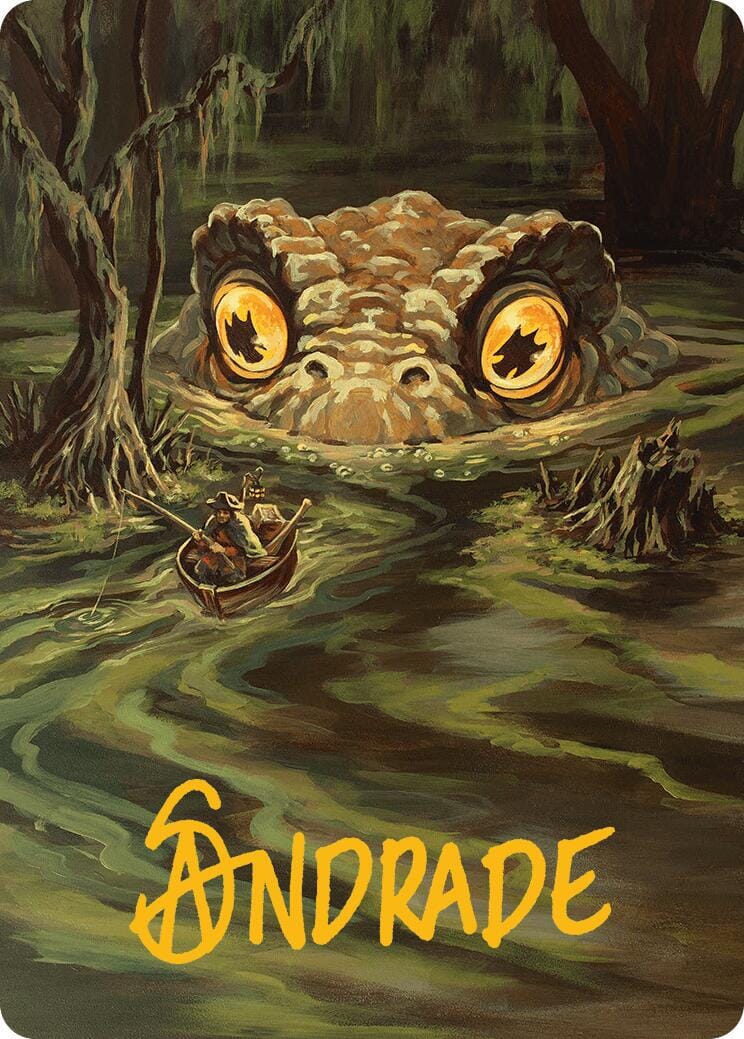 The Gitrog Monster Art Card (Gold-Stamped Signature) [Innistrad Remastered Art Series] MTG Single Magic: The Gathering  | Multizone: Comics And Games
