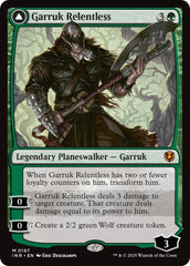 Garruk Relentless // Garruk, the Veil-Cursed [Innistrad Remastered] MTG Single Magic: The Gathering  | Multizone: Comics And Games