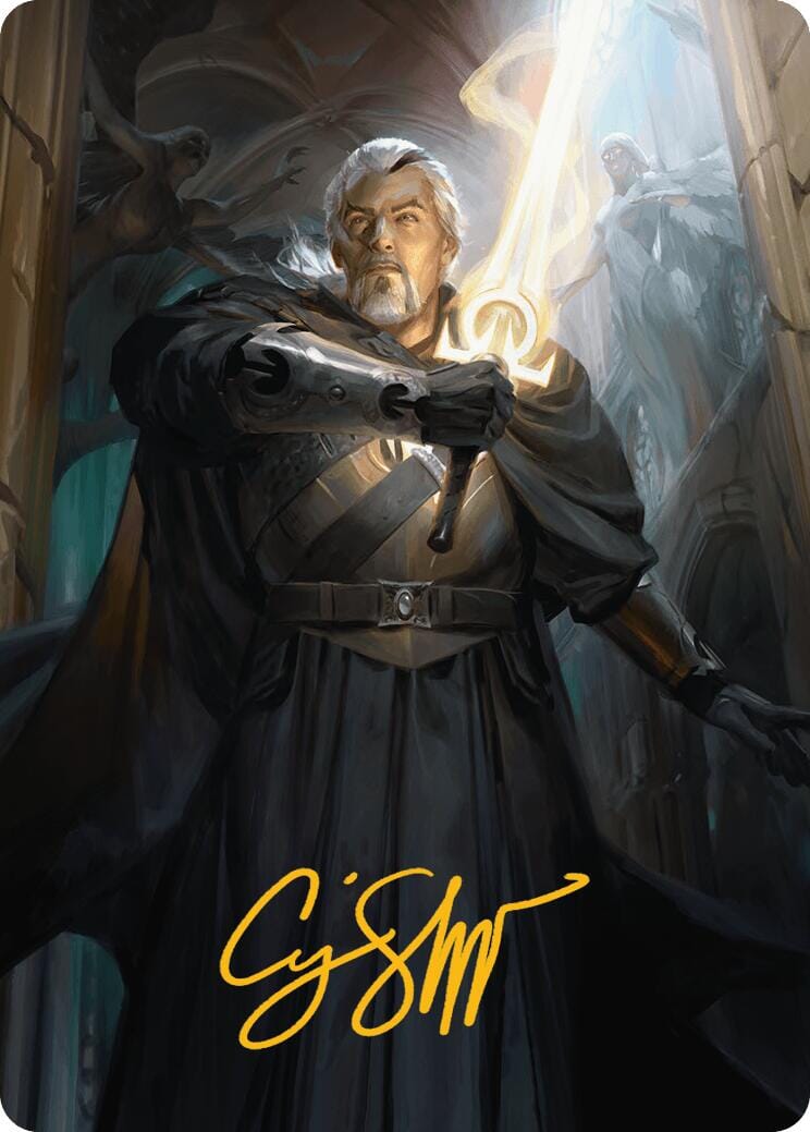 Odric, Lunarch Marshal Art Card (Gold-Stamped Signature) [Innistrad Remastered Art Series] MTG Single Magic: The Gathering  | Multizone: Comics And Games