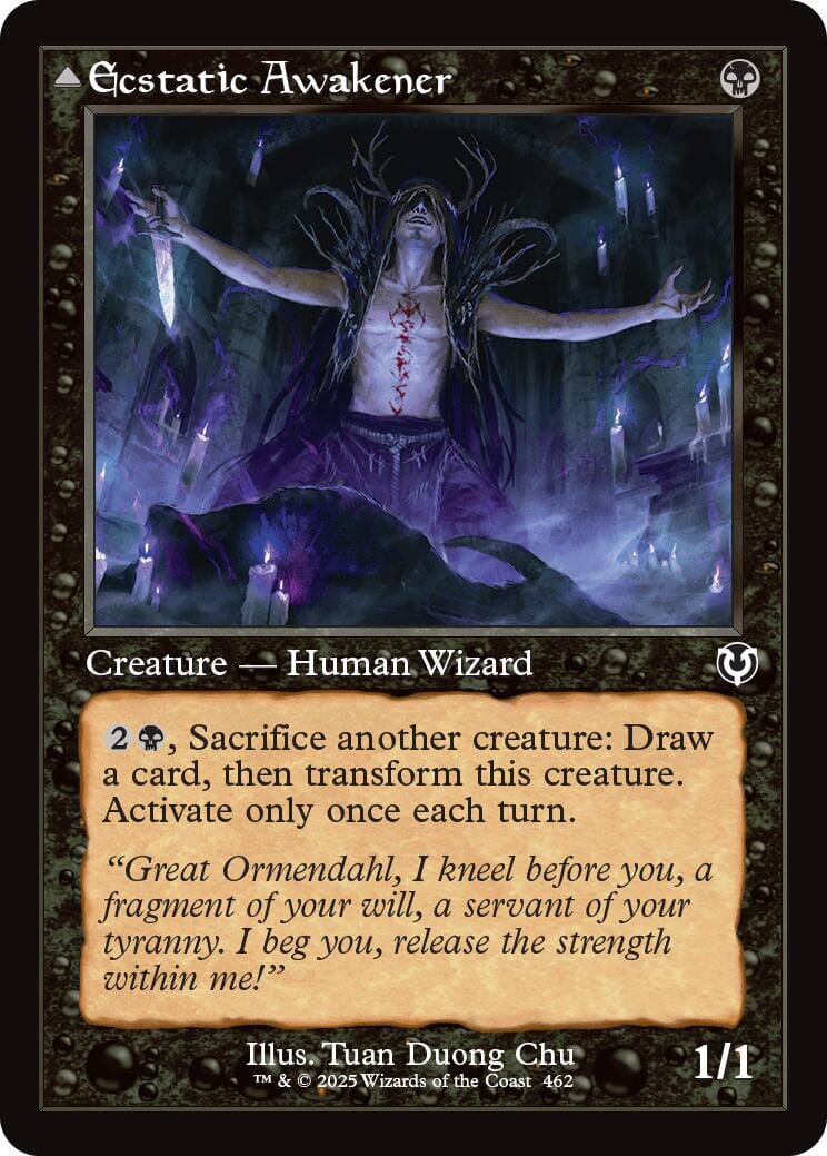 Ecstatic Awakener // Awoken Demon (Retro Frame) [Innistrad Remastered] MTG Single Magic: The Gathering  | Multizone: Comics And Games