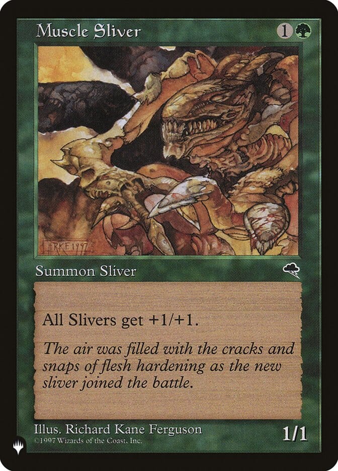 Muscle Sliver [The List] MTG Single Magic: The Gathering  | Multizone: Comics And Games