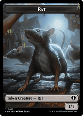 Eldrazi Spawn // Rat Double-Sided Token [Commander Masters Tokens] MTG Single Magic: The Gathering  | Multizone: Comics And Games