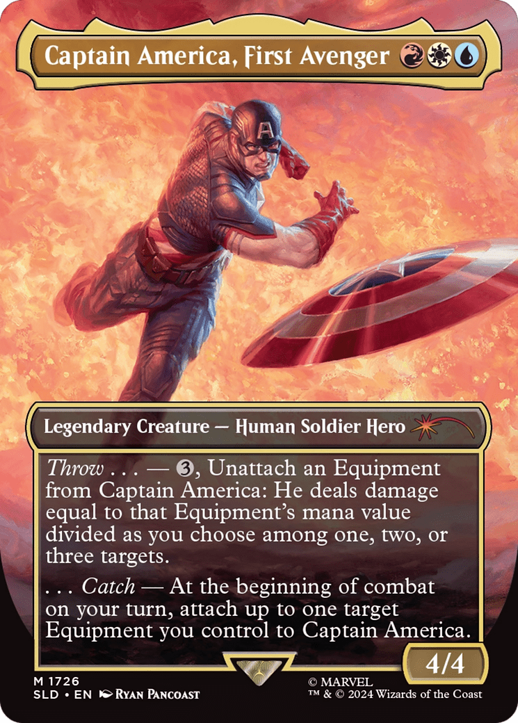 Captain America, First Avenger [Secret Lair Drop Series] MTG Single Magic: The Gathering  | Multizone: Comics And Games